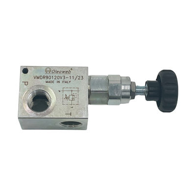 VMDR90120 válvula de regulação de pressão válvulas de alívio tipo roscado com faixa de 50 a 250 bar
