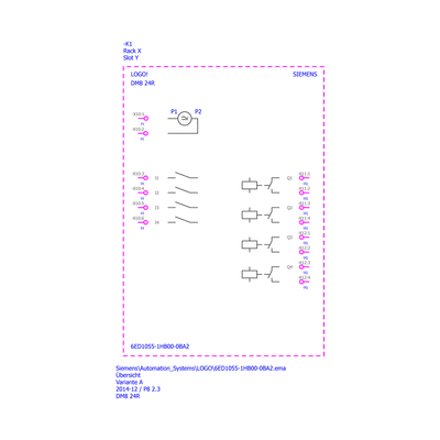 LOGO DM8 24R para o LOGO 8 PLC Expansion Module 6ED1055-1HB00-0BA2 100% original Siemens FOB