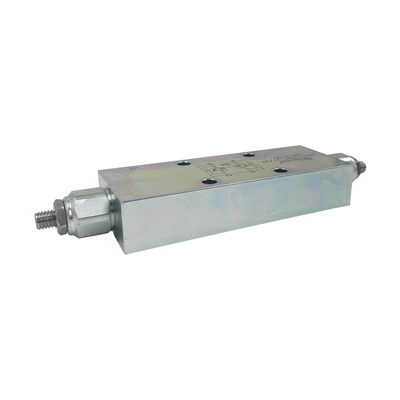 Válvula de equilíbrio hidráulica para cilindros VBCF1202S com válvula central aberta 243*59*29mm