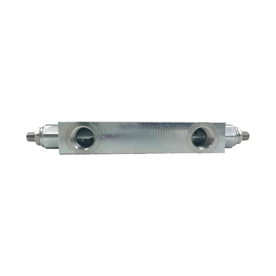 Válvula de equilíbrio hidráulica para cilindros VBCF1202S com válvula central aberta 243*59*29mm