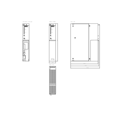 Controlador programável SIMATIC S7-400 PS 405 10A 6ES7405-0KA02-0AA0 para a Siemens