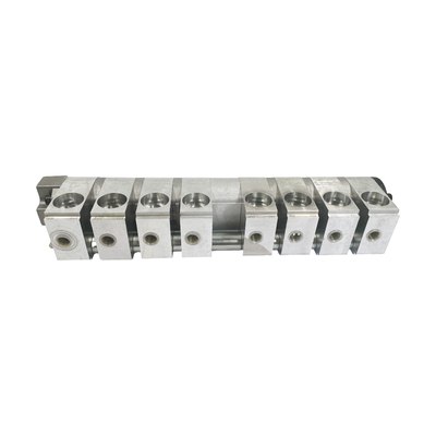 8 cilindros PLD10.2-GC/**VPE Divididor de fluxo hidráulico com dimensões de 520*180*150 mm