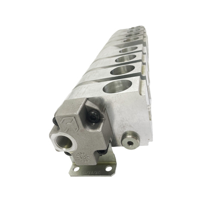 8 cilindros PLD10.2-GC/**VPE Divididor de fluxo hidráulico com dimensões de 520*180*150 mm