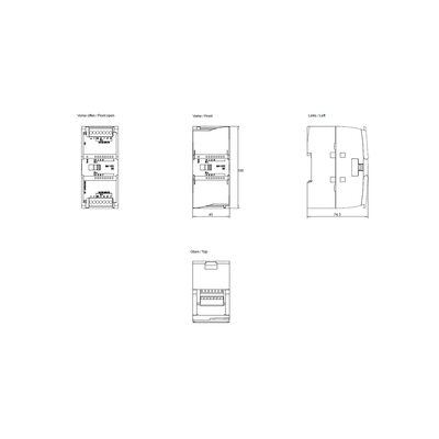 Módulo de expansão PLC de marca SIMATIC S7-1200 SM 1221
