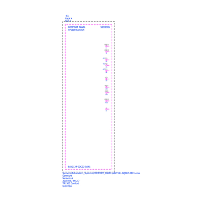 SIMATIC HMI TP1500 SmartPanel Touch 15 &quot;Widescreen TFT Display 6AV2124-0QC02-0AX1 para a Siemens