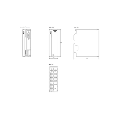 SIMATIC S7-300 CP 341 Processador de comunicações 6ES7341-1CH02-0AE0 para comunicação