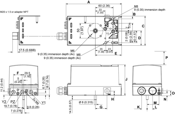Alemanha Valve Positioner 6DR5010-0EN00-0AA0 Ajuste fácil para um desempenho ideal