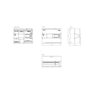 6ES7215-1AG40-0XB0 SIMATIC S7-1200 CPU 1215C CPU compacta DC/DC/DC 2 portas PROFINET