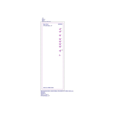 SIMATIC HMI KTP1200 Painel básico Função teclado/touch 12&quot; TFT Display 100% Original