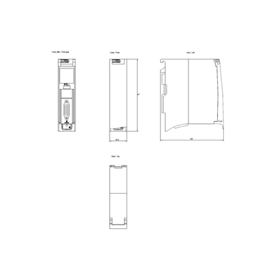 Excelente módulo de comunicação SIMATIC S7-1500 CM PTP RS422/485 HF para ligação serial