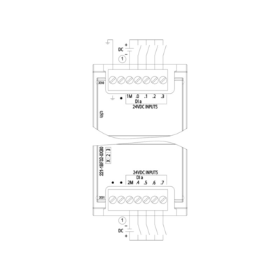 SIMATIC S7-1200 Entrada digital SM 1221 8 DI 24 V DC Sink/Source PLC 6ES7221-1BF32-0XB0