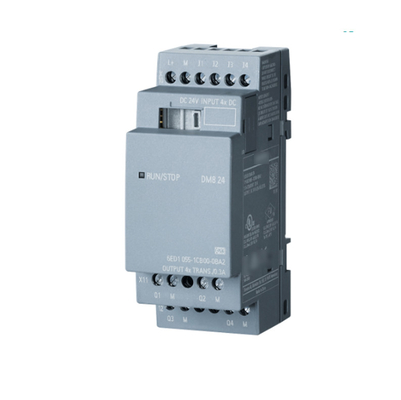 LOGO V8.1 12/24RCEO Módulo lógico PLC 6ED1052-2MD08-0BA2 para controlo hidráulico padrão