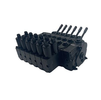 Valva distribuidora hidráulica pneumática de controlo direccional monobloco da série DPX50 com 1
