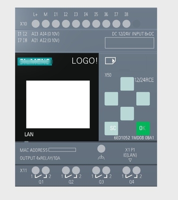 LOGO 24RCE Controlador PLC AC/DC da Siemens A escolha ideal para componentes electrónicos