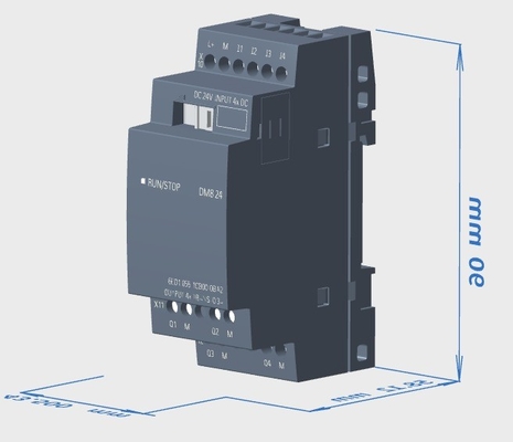 LOGO 24RCE Controlador PLC AC/DC da Siemens A escolha ideal para componentes electrónicos