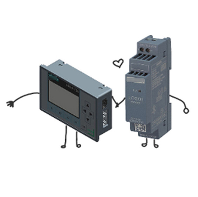 LOGO 230RCE0 AC/DC 6ED1052-2FB00-0BA8 6ED1052-2FB08-0BA Controlador programável da Siemens