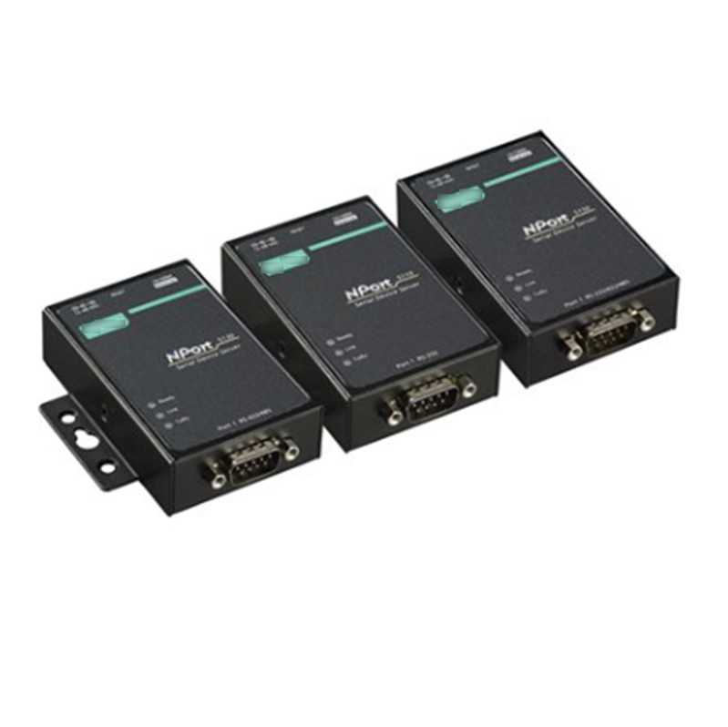 100% Original NPORT 5110 Port RS-232/422/485 Serial Port Device Networking Server para MOXA