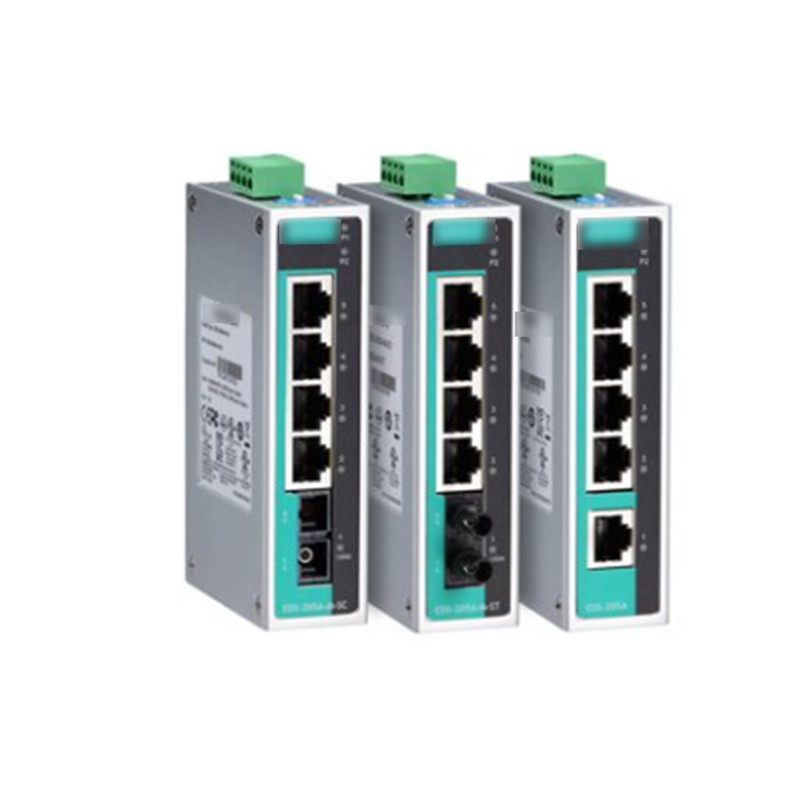 EDS-205A Switch Ethernet não gerenciado de 5 portas Design de hardware robusto para venda direta MOXA