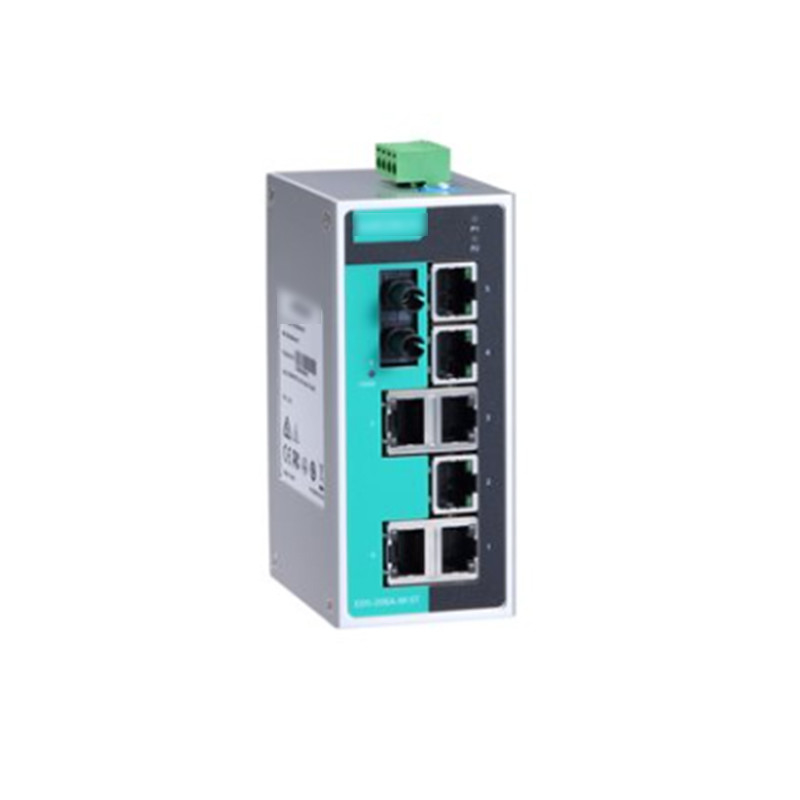 EDS-208A-SS-SC IP30 8-port Unmanaged Industrial Ethernet Switch 100% original para MOXA