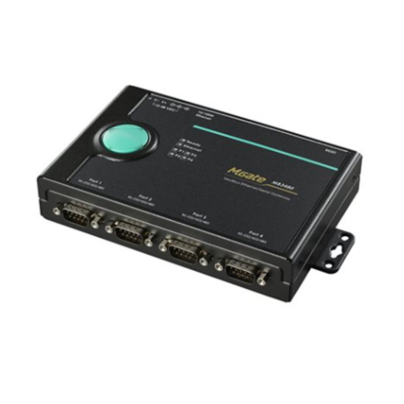 MGATE MB3180 1 Ethernet Modbus Gateway de 2 e 4 portas para MOXA na automação industrial