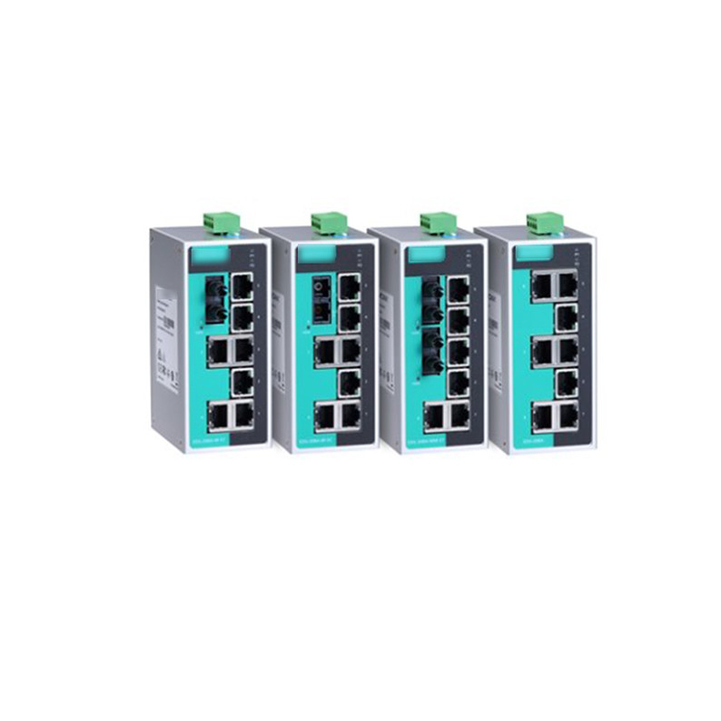 EDS-208A-MM-SC Comutador Ethernet Industrial Não Gerenciado de 8 portas para Automatização Industrial