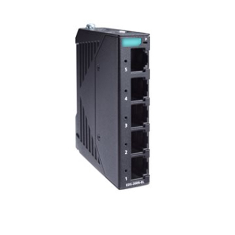 Acessórios de computadores industriais EDS-2005-EL Comutador Ethernet não gerenciado de 5 portas para MOXA