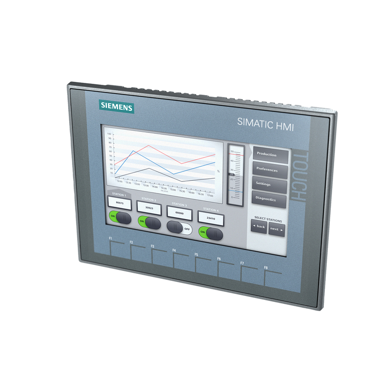 100% testado 6AV21232GB030AX0 Siemens HMI KTP700 Basic Lite Panel Prensa-botão/toque Operação 7&quot; TFT Display