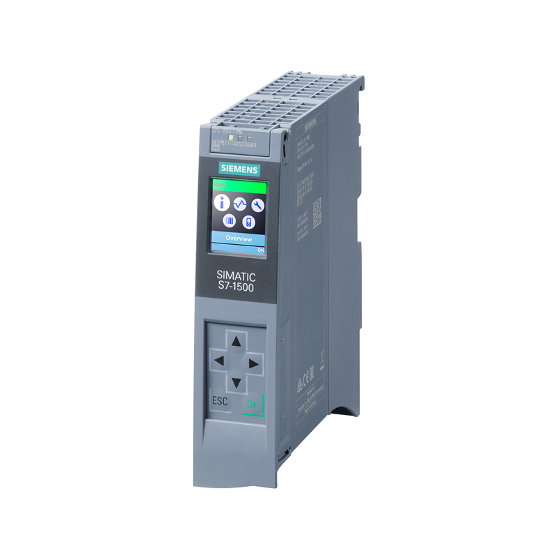 SIMATIC S7-1500 Série CPU 1511-1 PN 6ES7511-1AK02-0AB0 Controlador industrial para a Siemens