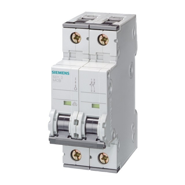 100% original Siemens 5SY62207CC BREAKER 6KA 2POLE C20 400V com desempenho
