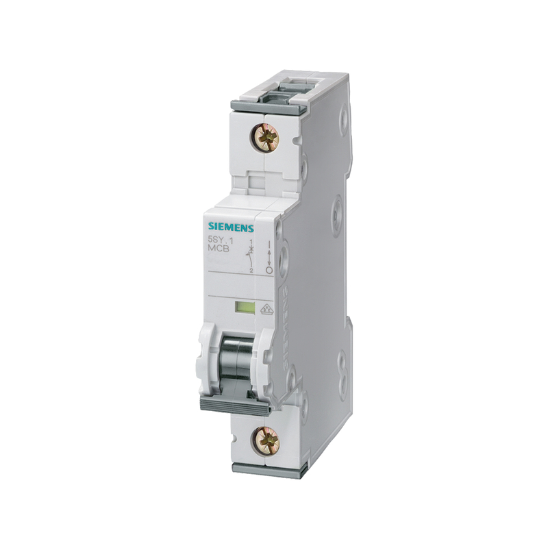 Interruptor de circuito em miniatura da série 5SY6 230/400V 6kA 1 Polo C 20A 5SY61207CC para a Siemens