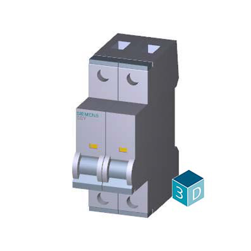 5SY4 Interruptor de circuito em miniatura 400V 10kA 2 Pólo C 16A 5SY42167CC para prazo de envio FOB