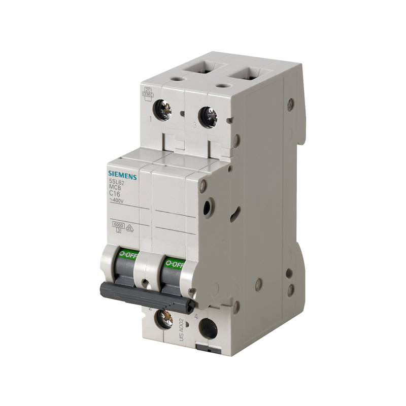 100% Estritamente testado 5SL6210-7CC 2-pole miniatura disjuntor para Siemens 400V 6kA