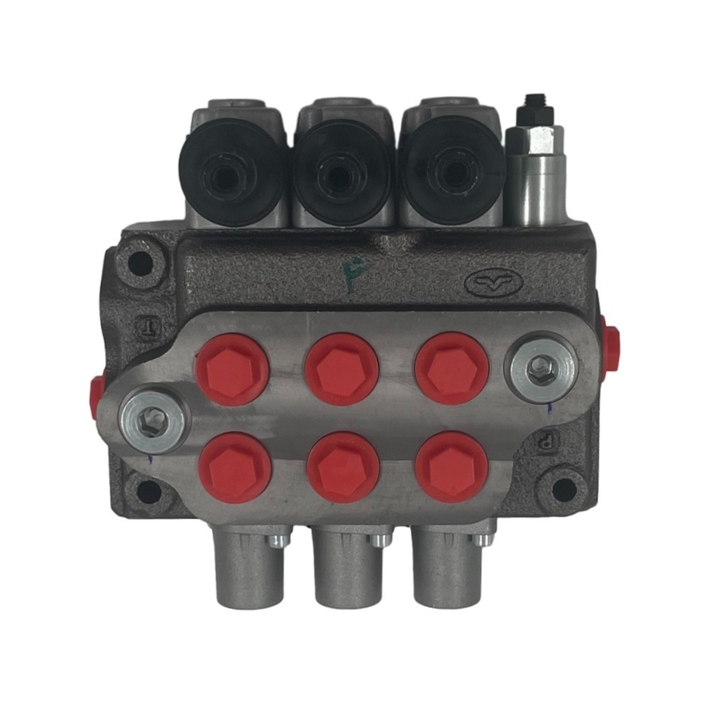 3 bobinas SD5/3 WALVOIL Válvulas hidráulicas direcionais Fluxo nominal 45L/min Tamanho da porta G 3/8