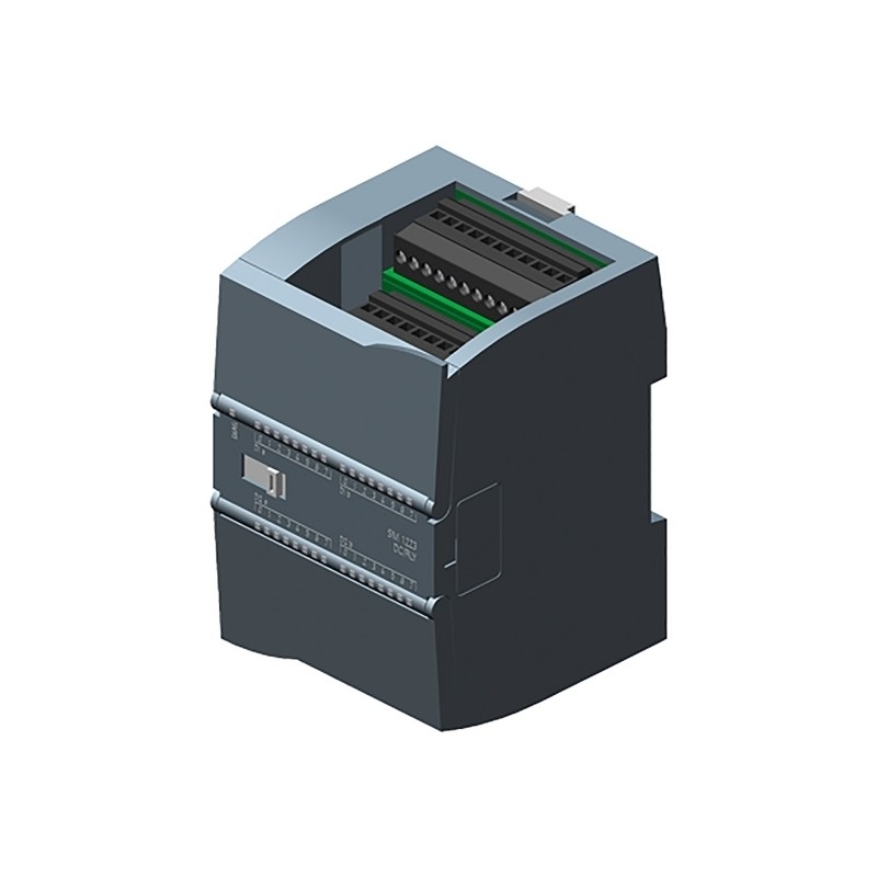 16DI/16DO 16DI 24V DC Sink/Source 16DO Relay 2A PLC Digital I/O SM 1223 para Indústria