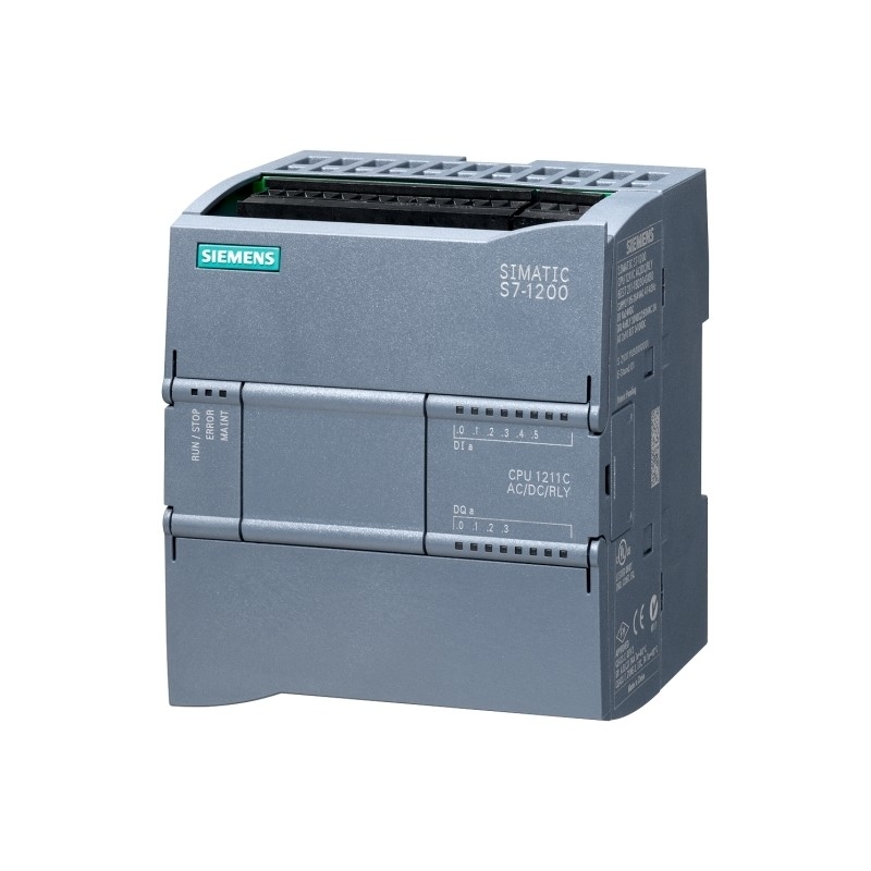 6ES7211-1BE40-0XB0 SIMATIC S7-1200 CPU 1211C CPU compacta com 2A Relay e AC/DC Power