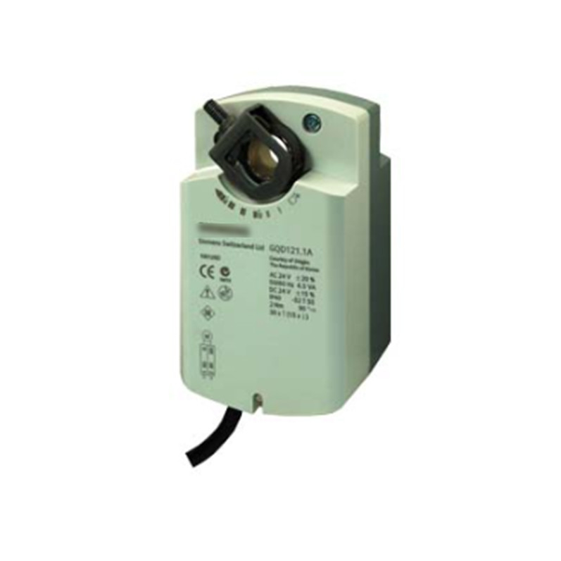 100% GQD121.1A Actuador de válvula de ar AC/DC24V 2Nm SR com interruptor auxiliar