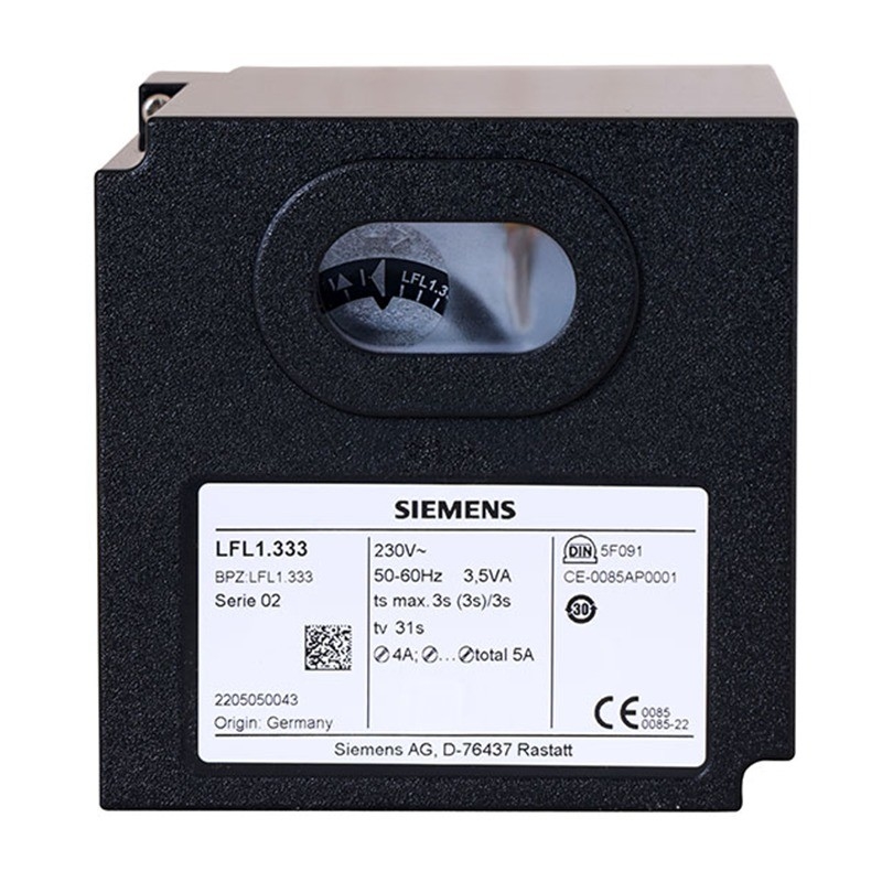 Controlador de queimador Siemens LFL1.635-110V Sem base ou peças sobressalentes Solução de poupança de energia