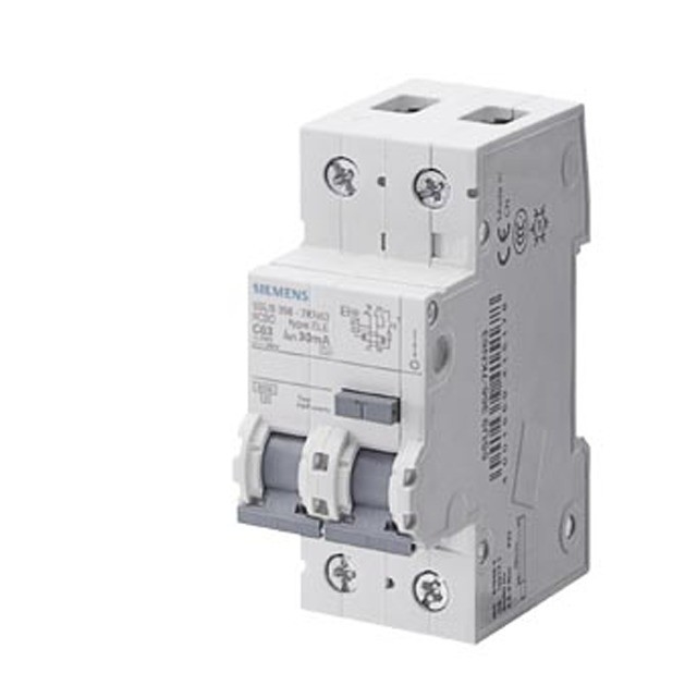 100% Original 5SU9326-1CN32 RCBO Tipo AC 30MA 6KA 2P C32 Siemens 5SU9 Miniatura Resíduo Corrente Corrente